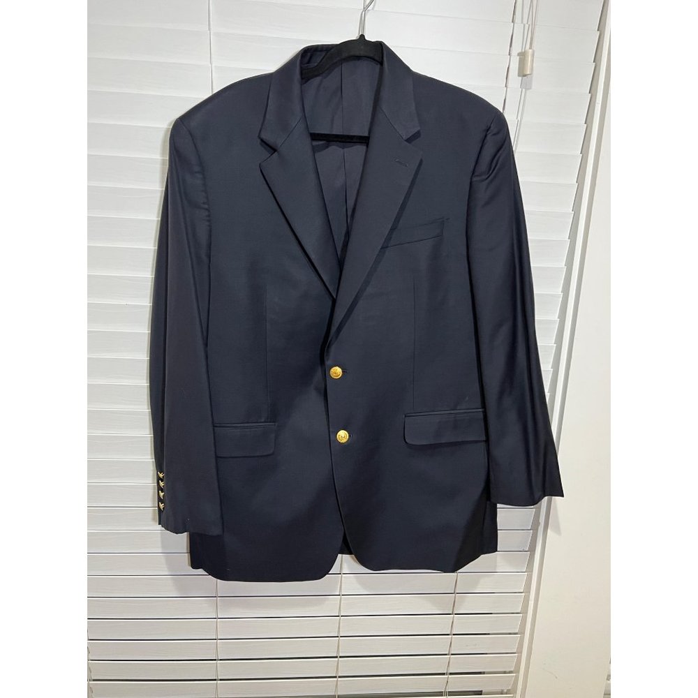 Lauren Ralph Lauren Blazer Sport‎ Coat with Gold Buttons - Size 43L